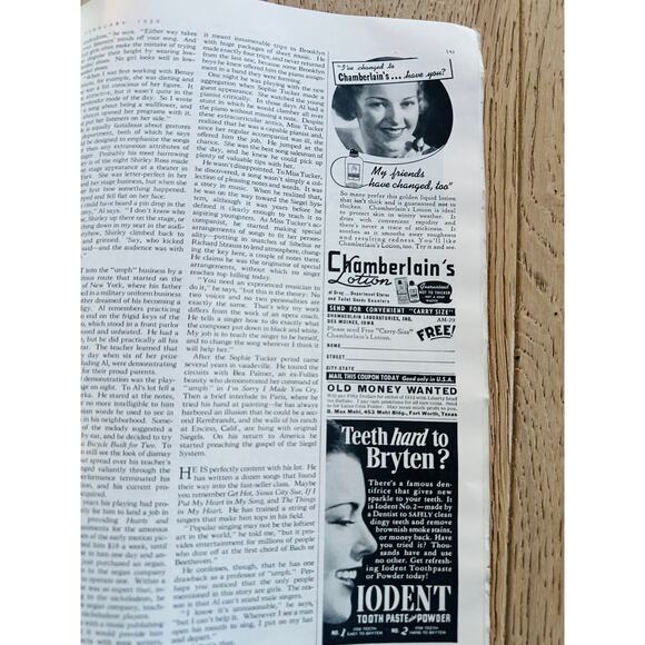 Vintage "The American " Magazine February 1939 Periodical Vintage Advertising - Picture 6 of 8